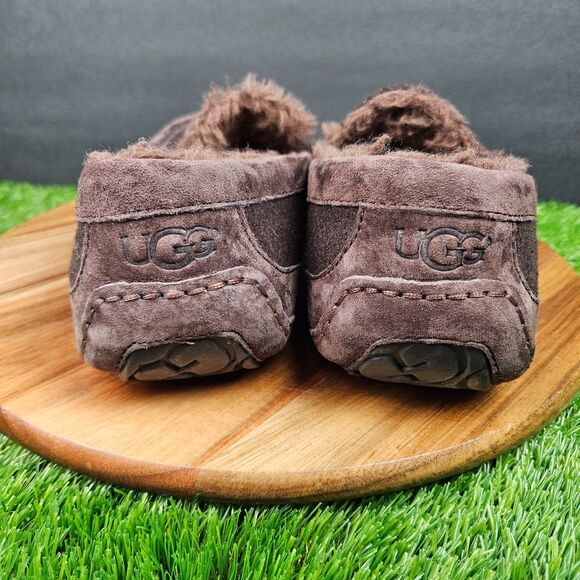 UGG Ascot Mens Size 10 Brown Casual Comfort Slip On Sheepskin Shoes Slippers main image 11